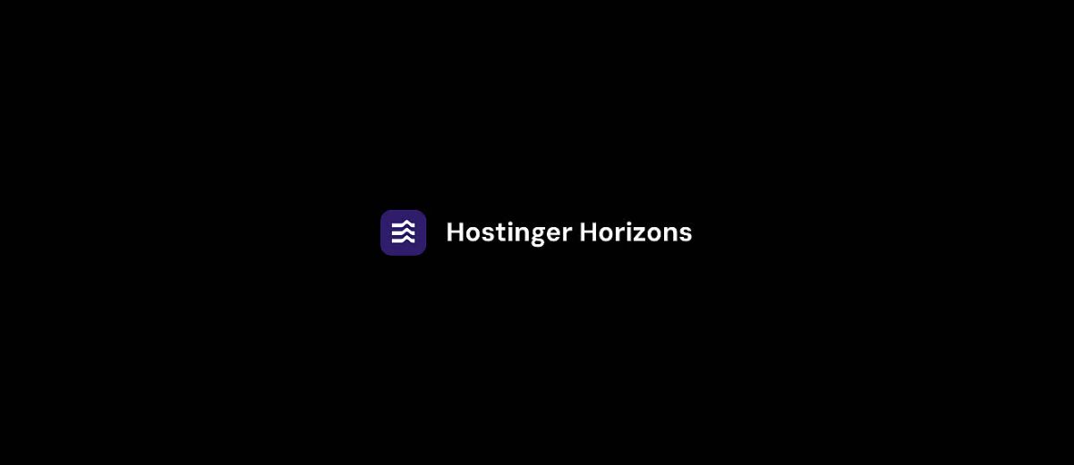 hostinger horizons