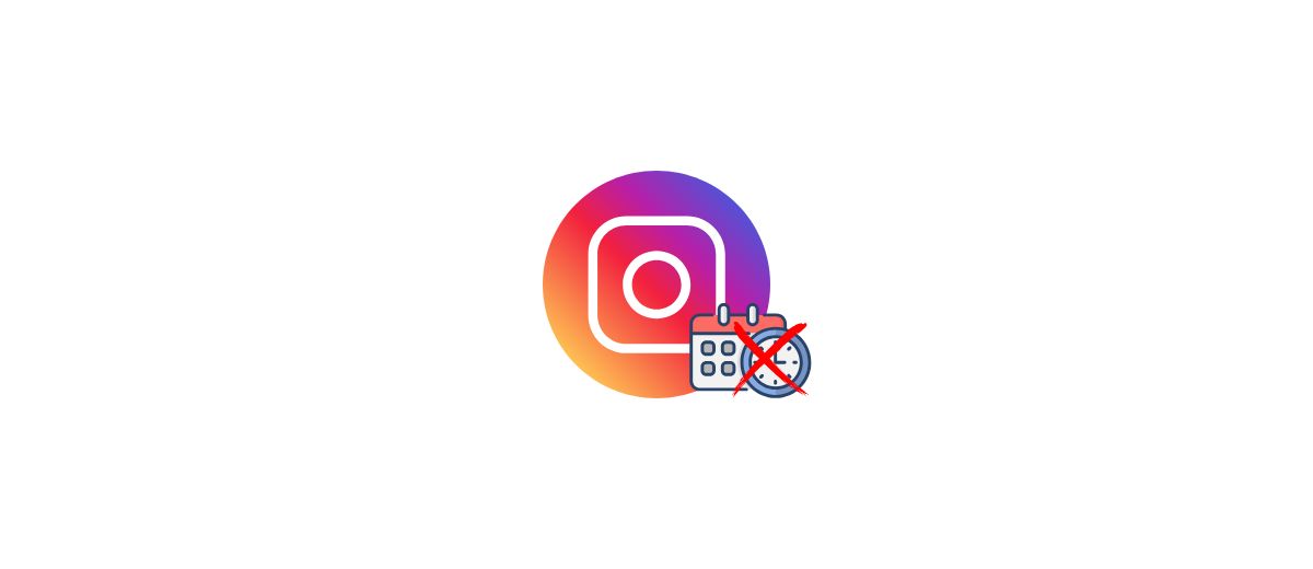 no sale opcion programar contenido instagram