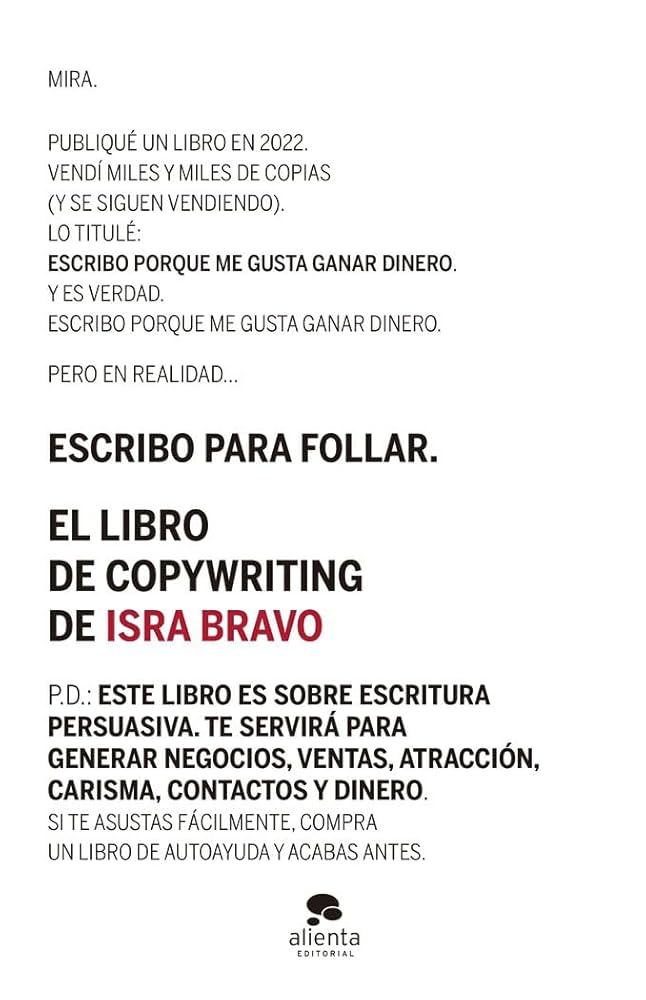 El libro de copywriting - Isra Bravo