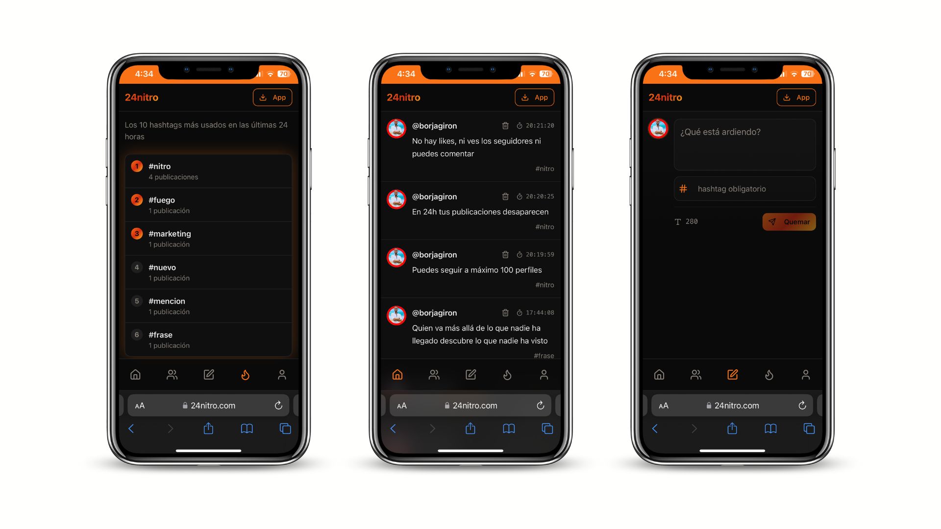 capturas nitros red social