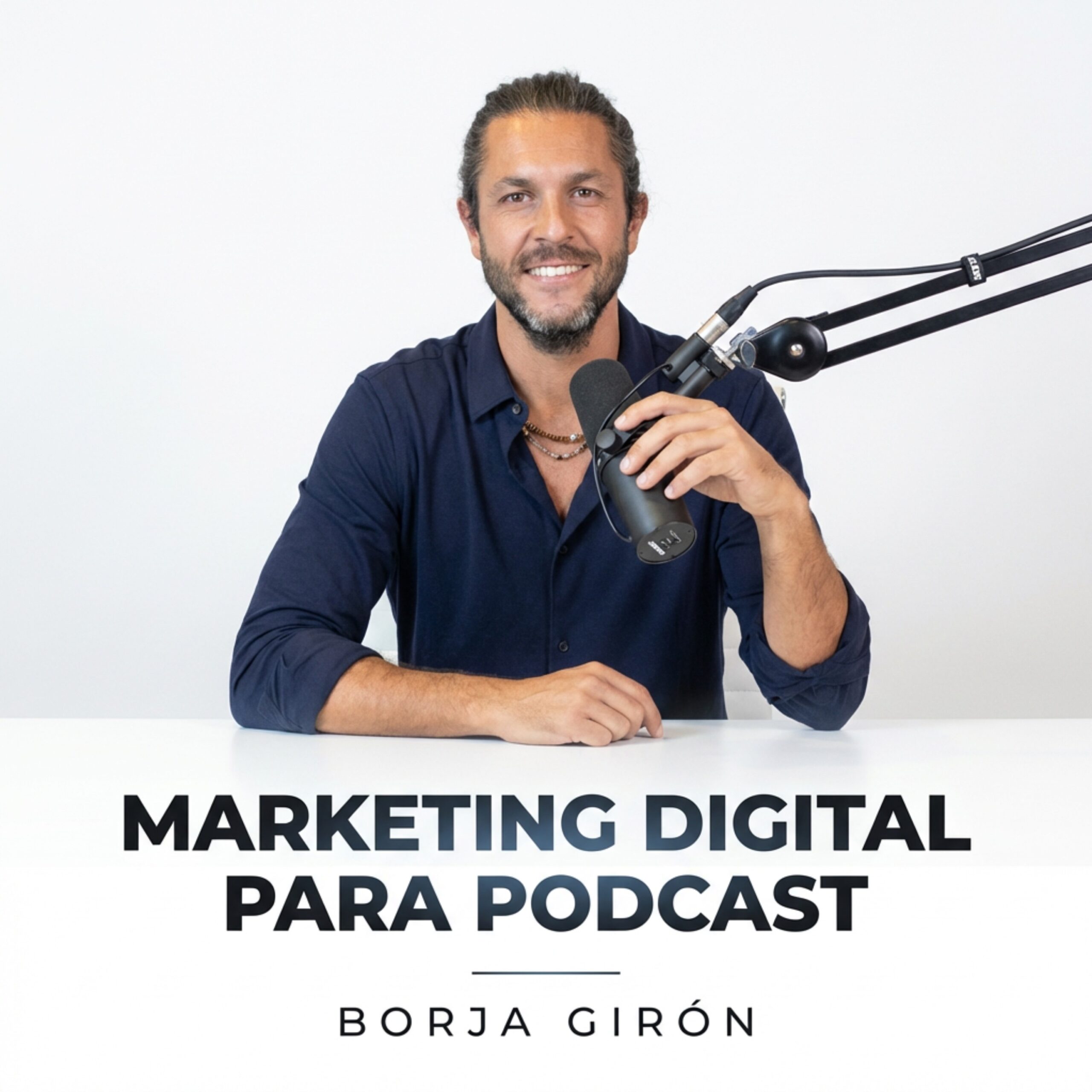 Portada marketing digital para podcast