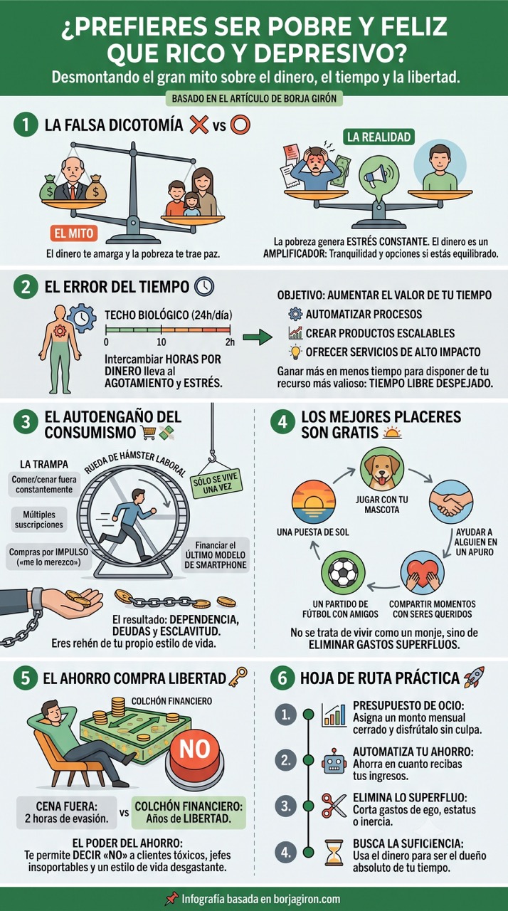 infografia rico vs pobre